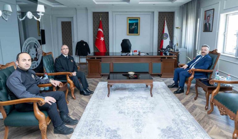 Babası vefat eden İl Emniyet Müdürü Yılmaz’a taziye ziyareti