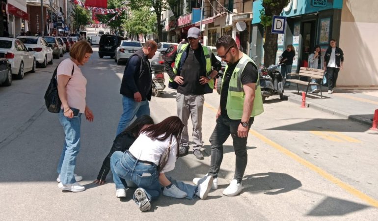 Bilecik’te kontrolden çıkan motosiklet devrildi, sürücüsü yaralandı