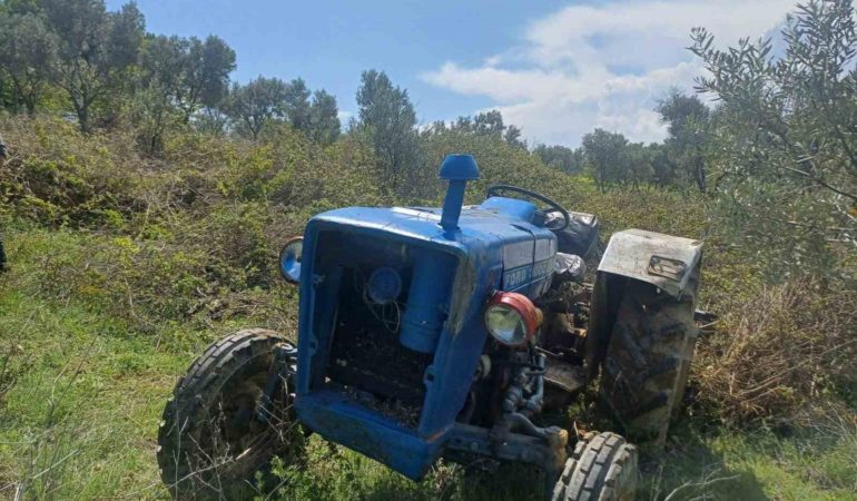 Bilecik’te traktörden düşen sürücü yaralandı