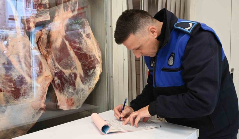 Bozüyük’te kasap ve et reyonlarına denetim