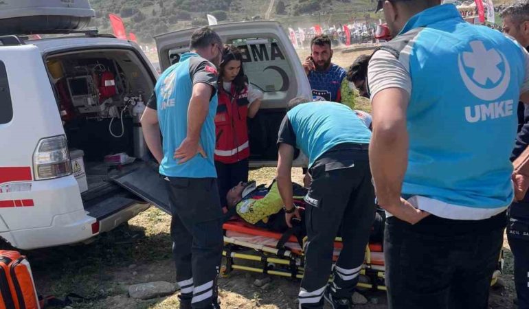 Enduro & ATV Türkiye Şampiyonası’nda 18 sporcu yaralanoı, 5’i hastaneye sevk edildi