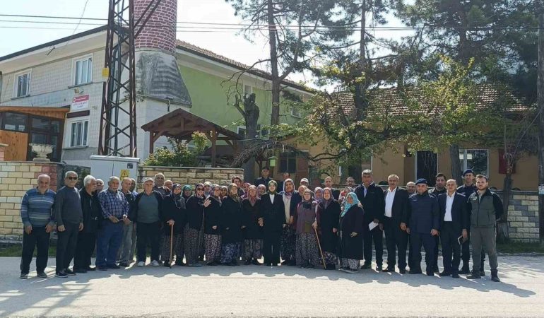 Köy sakinlerinin ihtiyaç ve talepleri dinlendi