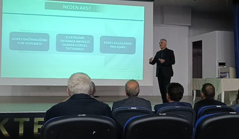 Muhtarlara MAKS ve e-devlet eğitimi verildi