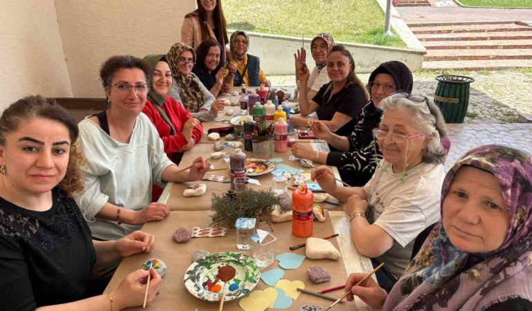 Odunpazarı Belediyesi’nden anneler için anlamlı atölye programı