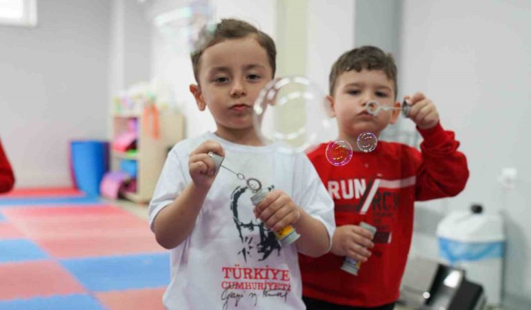 Tepebaşı’nda çocuklar çok mutlu